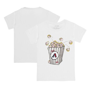 Infant Arizona Diamondbacks Tiny Turnip White Popcorn T-Shirt