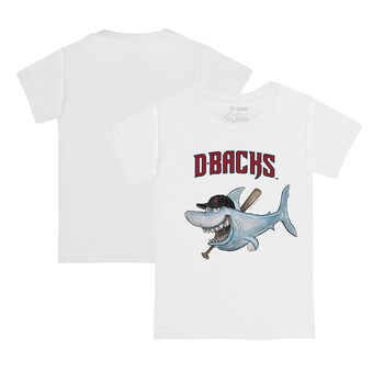 Infant Arizona Diamondbacks Tiny Turnip White Shark Team T-Shirt