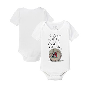 Infant Arizona Diamondbacks Tiny Turnip White Spit Ball Bodysuit