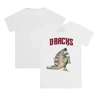 Infant Arizona Diamondbacks Tiny Turnip White Stega T-Shirt