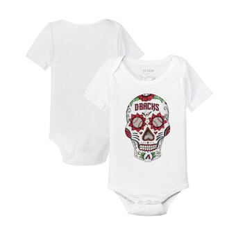 Infant Arizona Diamondbacks Tiny Turnip White Sugar Skull Bodysuit