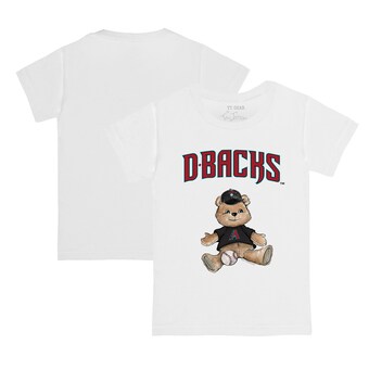 Infant Arizona Diamondbacks Tiny Turnip White Teddy Boy T-Shirt