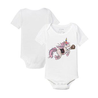 Infant Arizona Diamondbacks Tiny Turnip White Unicorn Bodysuit