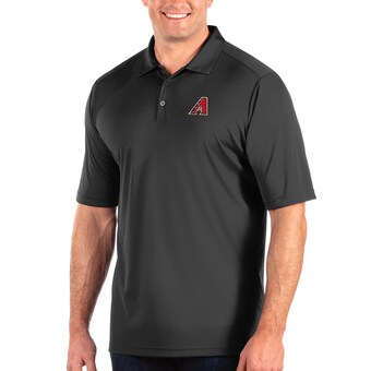 Men's Arizona Diamondbacks Antigua Gray Big & Tall Tribute Polo