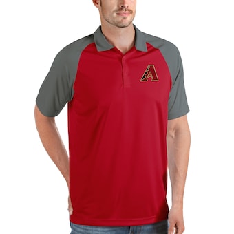 Men's Arizona Diamondbacks Antigua Red/Gray Nova Polo