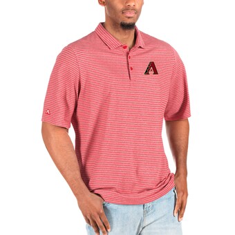 Men's Arizona Diamondbacks Antigua Red/White Big & Tall Esteem Polo