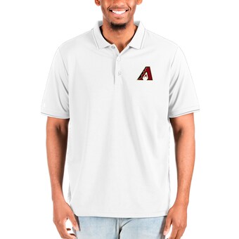 Men's Arizona Diamondbacks Antigua White Big & Tall Affluent Polo