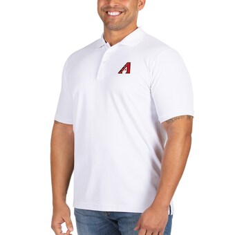 Men's Arizona Diamondbacks Antigua White Big & Tall Legacy Pique Polo