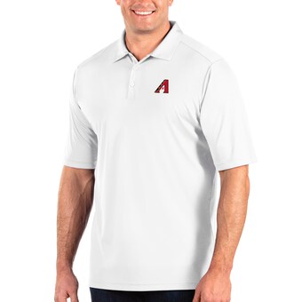 Men's Arizona Diamondbacks Antigua White Big & Tall Tribute Polo