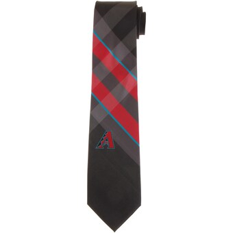 Men's Arizona Diamondbacks Woven Polyester Grid Tie