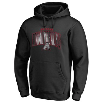 Men's Arizona Diamondbacks Black Arch Smoke Pullover Hoodie