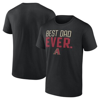 Men's Arizona Diamondbacks Black Best Dad Ever T-Shirt