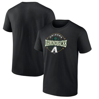 Men's Arizona Diamondbacks Black St. Patrick's Day Lucky T-Shirt