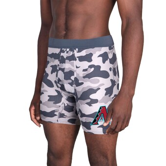 Men's Arizona Diamondbacks  Concepts Sport Charcoal Invincible Knit Boxer Brief