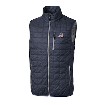 Men's Arizona Diamondbacks Cutter & Buck Gray Americana Rainier Full-Zip Vest