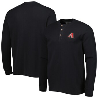 Men's Arizona Diamondbacks Dunbrooke Black Maverick Long Sleeve T-Shirt