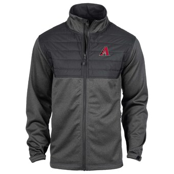 Men's Arizona Diamondbacks  Dunbrooke Heather Black Explorer Full-Zip Jacket