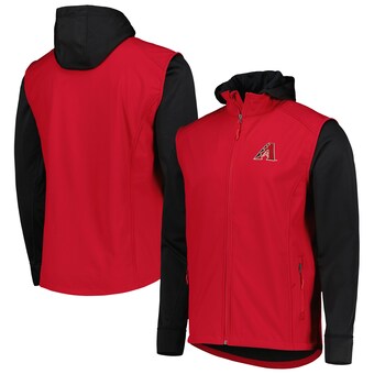 Men's Arizona Diamondbacks Dunbrooke Red/Black Alpha Full-Zip Jacket