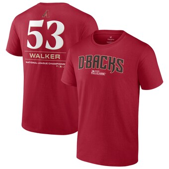 Men's Arizona Diamondbacks Christian Walker Fanatics Red 2023 World Series Name & Number T-Shirt