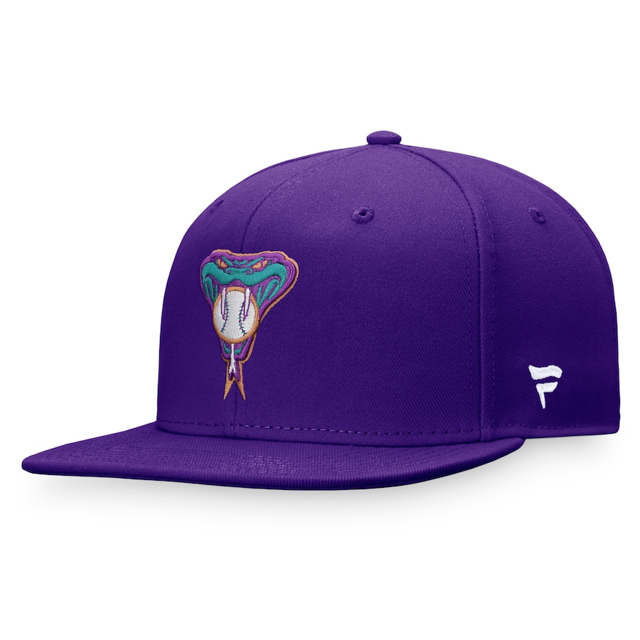 Men's Arizona Diamondbacks Fanatics Purple Cooperstown Collection Core Snapback Hat