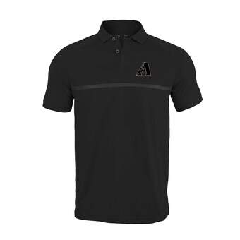 Men's Arizona Diamondbacks  Levelwear Black City Connect Sector Insignia Core Polo