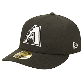 Men's Arizona Diamondbacks New Era Black Low Profile 59FIFTY Fitted Hat