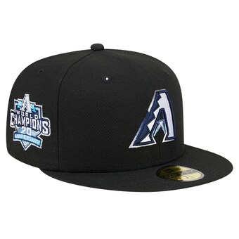 Men's Arizona Diamondbacks New Era Black Raceway 59FIFTY Fitted Hat