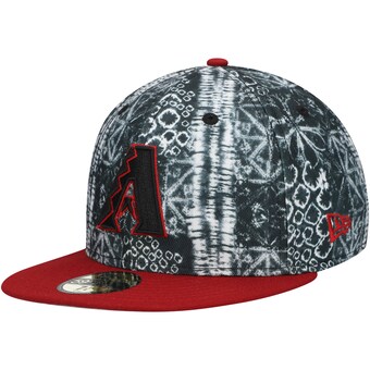 Men's Arizona Diamondbacks New Era Black Sands 59FIFTY Fitted Hat