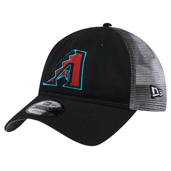 Men's Arizona Diamondbacks New Era Black Team Slick Trucker 9TWENTY Adjustable Hat