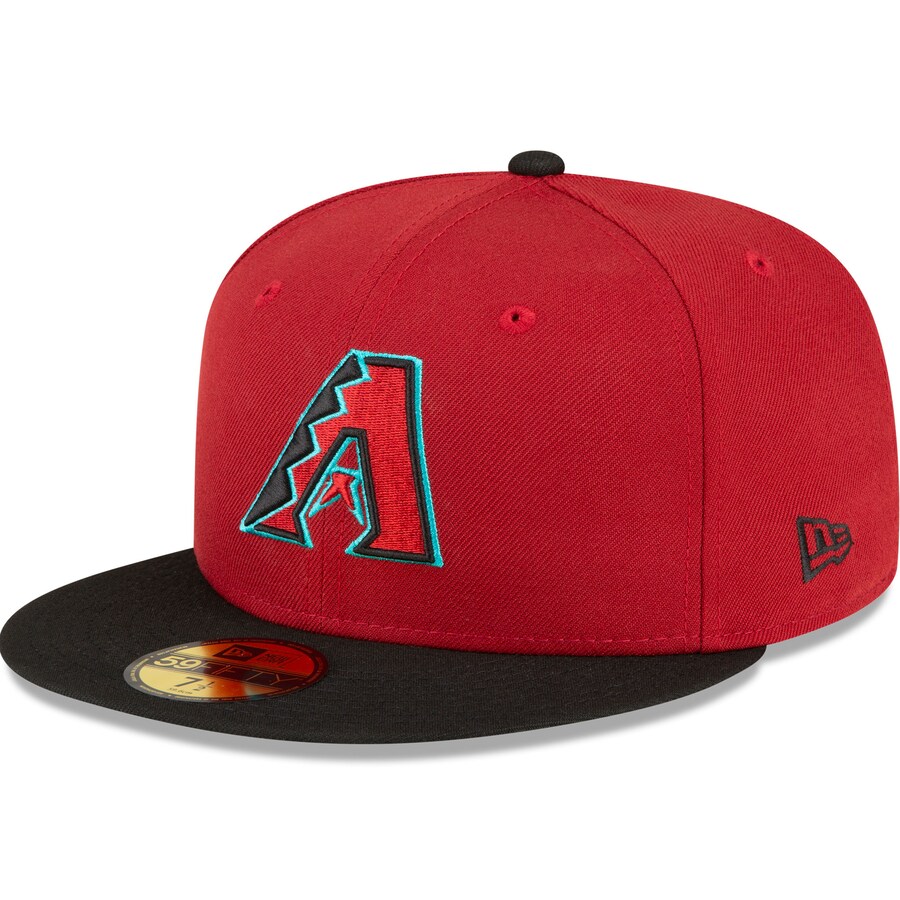 Men's Arizona Diamondbacks  New Era Red/Black Home Authentic Collection On-Field 59FIFTY Fitted Hat