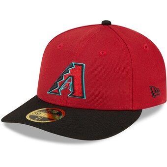 Men's Arizona Diamondbacks  New Era Red/Black Home Authentic Collection On-Field Low Profile 59FIFTY Fitted Hat