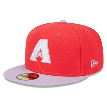 Men's Arizona Diamondbacks New Era Red/Lavender Spring Color Two-Tone 59FIFTY Fitted Hat