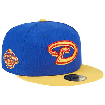 Men's Arizona Diamondbacks  New Era Royal/Yellow Empire 59FIFTY Fitted Hat