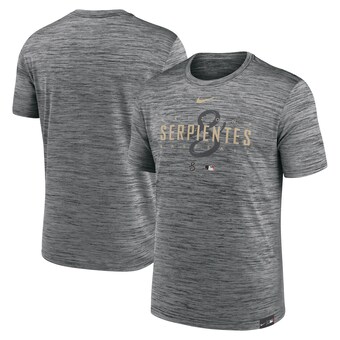 Men's Arizona Diamondbacks Nike Anthracite City Connect Velocity Practice Performance T-Shirt