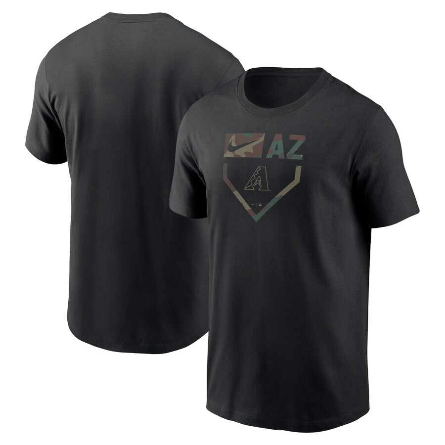 Men's Arizona Diamondbacks Nike Black Camo T-Shirt