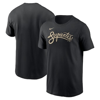 Men's Arizona Diamondbacks Nike Black City Connect Wordmark T-Shirt