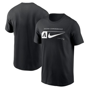 Men's Arizona Diamondbacks Nike Black Fashion Graphic Swoosh T-Shirt