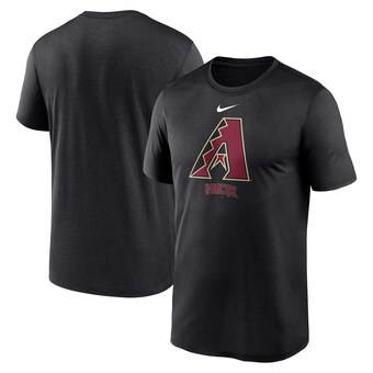 Men's Arizona Diamondbacks  Nike Black Team Arched Lockup Legend Performance T-Shirt