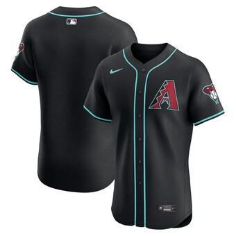 Men's Arizona Diamondbacks  Nike Black Vapor Premier Elite Patch Jersey