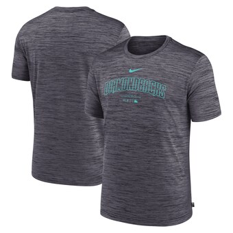 Men's Arizona Diamondbacks Nike Charcoal Authentic Collection Velocity Performance Practice T-Shirt