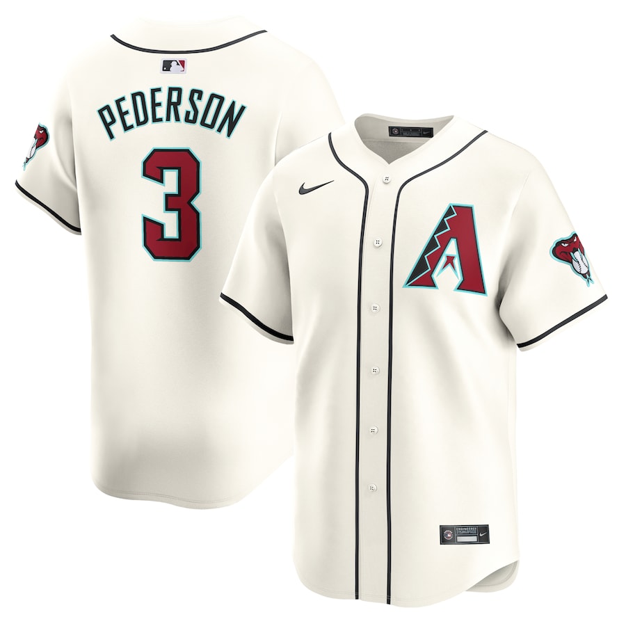 Men's Arizona Diamondbacks Joc Pederson Nike White Home Limited Player Jersey