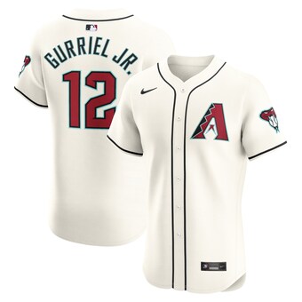 Men's Arizona Diamondbacks Lourdes Gurriel Jr. Nike White Home Elite Player Jersey