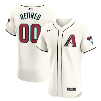 Men's Arizona Diamondbacks Nike White Home Elite Pick-A-Player Retired Roster Jersey