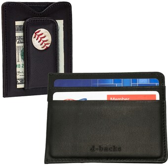 Men's Arizona Diamondbacks Tokens & Icons Black Game-Used Baseball Wallet