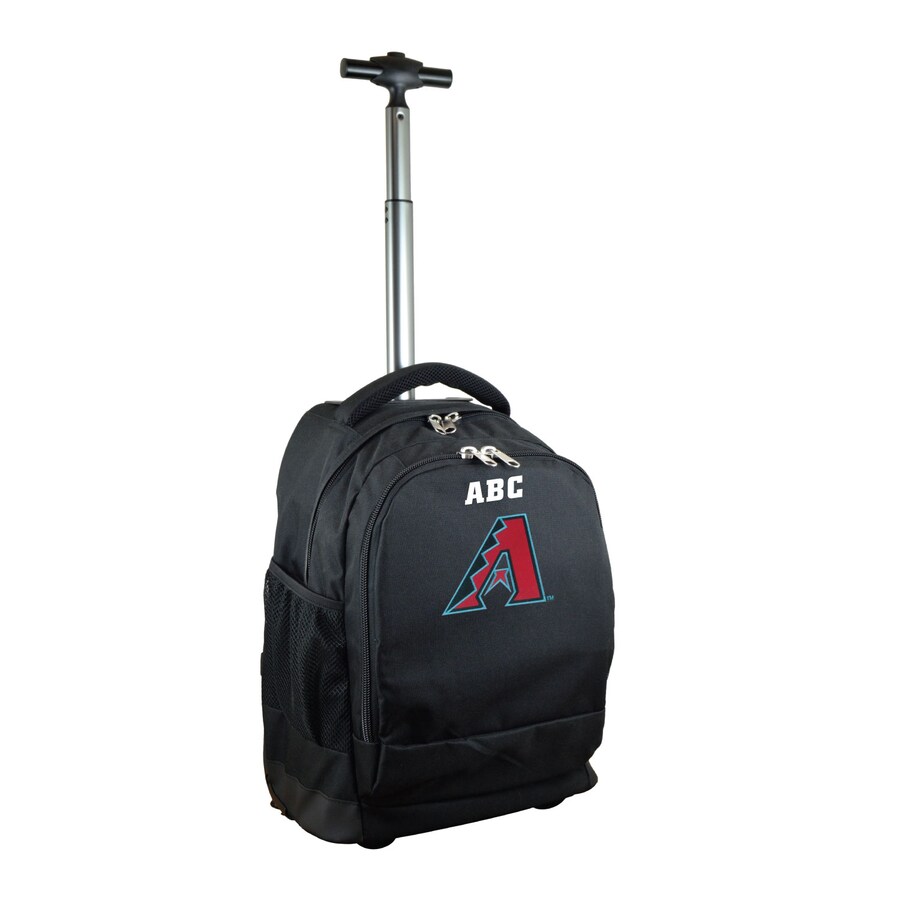 Arizona Diamondbacks MOJO Black 19'' Personalized Premium Wheeled Backpack