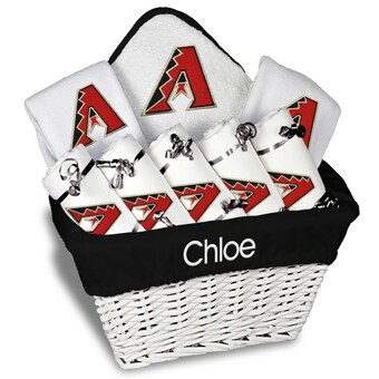 Newborn & Infant Arizona Diamondbacks White Personalized Large Gift Basket