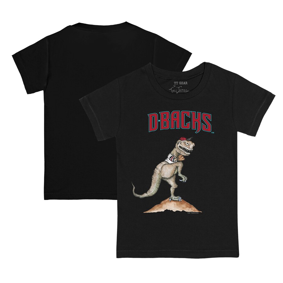 Toddler Arizona Diamondbacks Tiny Turnip Black TT Rex T-Shirt