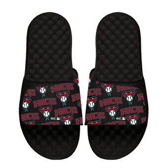 Unisex Arizona Diamondbacks ISlide Black Logo Pattern Slide Sandals