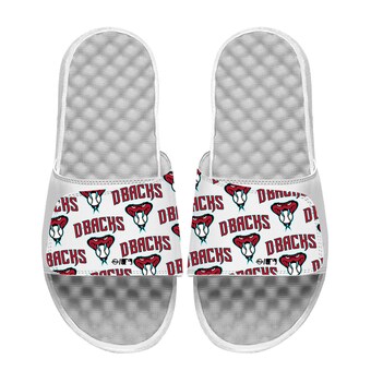 Unisex Arizona Diamondbacks ISlide White Logo Pattern Slide Sandals