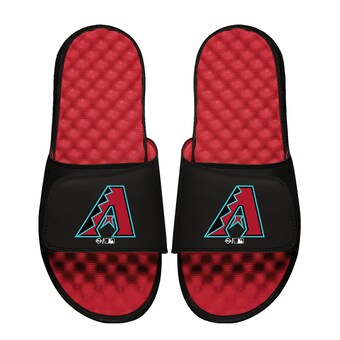 Youth Arizona Diamondbacks ISlide Black/Red Primary Logo Slide Sandals